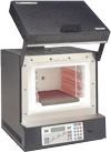Vulkan 3-550, digital three stage programmable burnout kiln up to 1100°C with large chamber volume